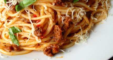 Bolognai spagetti recept (Spaghetti Bolognese)
